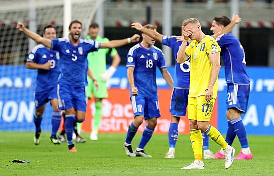 Сборная Италии обыграла команду Украины в матче квалификации Евро-2024