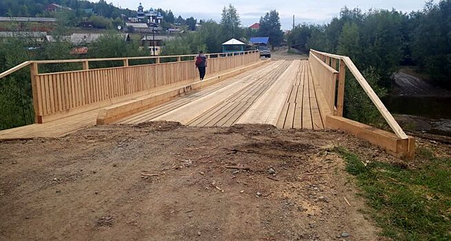 Мост через реку Чуя обновили в Хабаровском крае