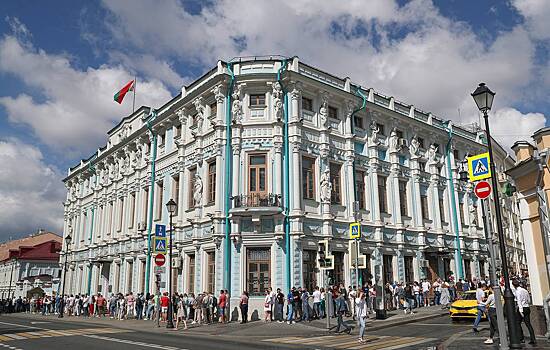 В Москве у посольства Белоруссии прошел митинг