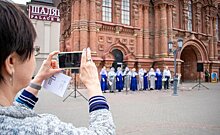Казанская епархия провела первый пасхальный концерт на пешеходной улице в центре Казани