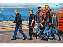 Автор, чью картину Путин повесил на стену, написал работу с изображением Крымского моста