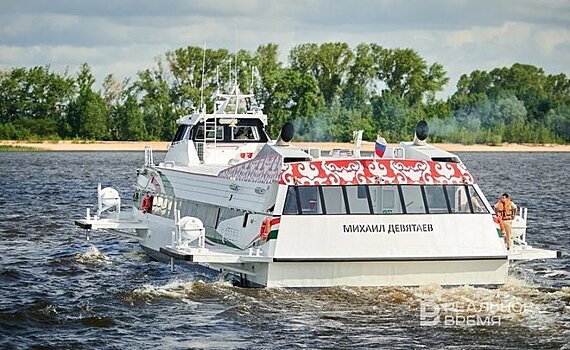 Пассажиропоток на речном транспорте Татарстана вырос на 95%