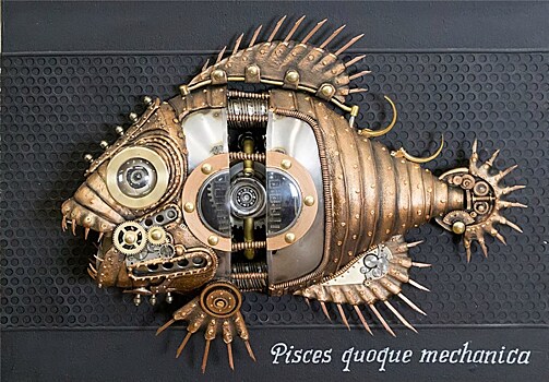 В новосибирском музее будут представлены рыбы в стиле стимпанк