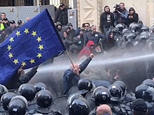 Число задержанных во время беспорядков в Грузии возросло