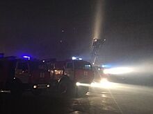 Под Воронежем обрушилась крыша горящего склада