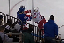 Россиянин избил канадца в матче НХЛ