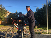 Госавтоинспекторы напомнили правила движения велосипедистам