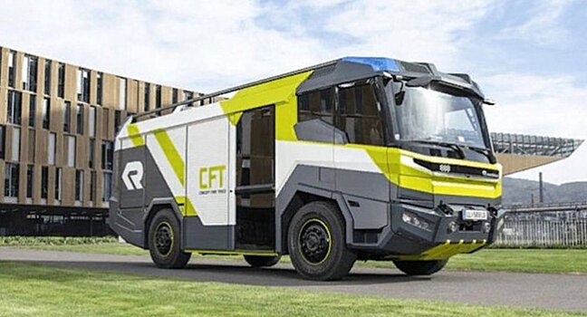 Компания Rosenbayer представила первую электрифицированную пожарную машину