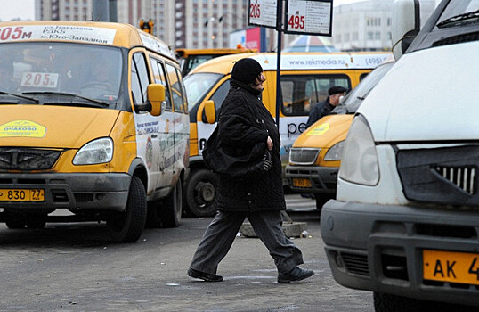 В маршрутках поздравят москвичей с новым годом