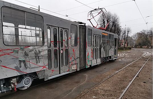 Художник, расписавший калининградский трамвай, рассказал о значении электротранспорта