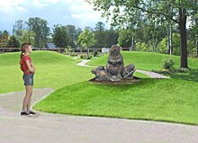 В СВАО семейство бобров украсит главную аллею «Парка Света»