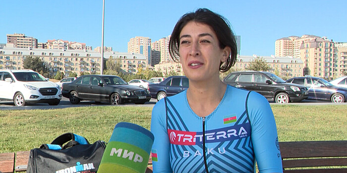 Железная леди: азербайджанская спортсменка Аделя Сулейманова покорила триатлон Ironman