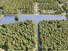 В «Кусково» начали очистку Большого Дворцового пруда