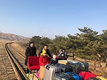 Уехавшие из Северной Кореи на самодельной дрезине дипломаты отправились в Москву