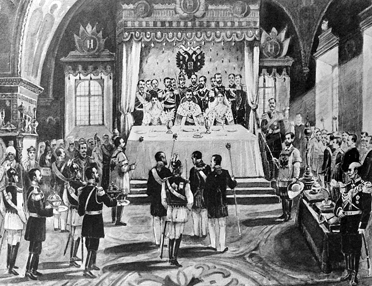 Коронация Николая II омрачилась трагедией на Ходынском поле. 18 мая толпа из нескольких сотен тысяч двинулась на ходынку за «царскими гостинцами» 