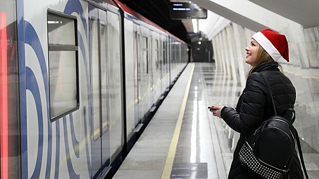 Более 4 млн пассажиров перевезли новогодние поезда метро