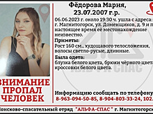 В Магнитогорске пропала 15-летняя девочка