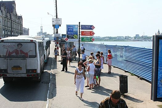 В Нижнем Новгороде начали благоустравивать Нижневолжскую набережную