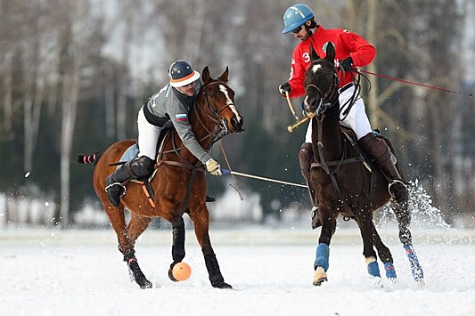 В «Московском Поло Клубе» впервые прошёл чемпионат России по поло на снегу