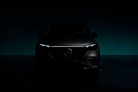 В Сети появилось последнее официальное превью нового кроссовера Mercedes EQE перед мировым дебютом