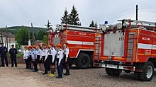В поселке Алексеевск Киренского района открыли новое пожарное депо