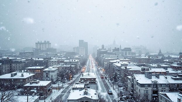 Вторник в Кирове будет пасмурным и немного снежным