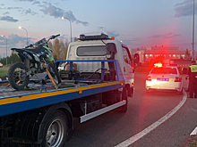 Более 10 нарушений: водители питбайков попались полицейским в кемеровской Лесной поляне