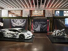 Суперкар Lamborghini и супербайк Ducati превратили в произведение искусства