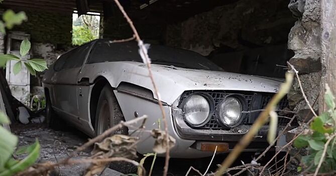 В сарае обнаружили редкий Lamborghini Espada, простоявший там 30 лет