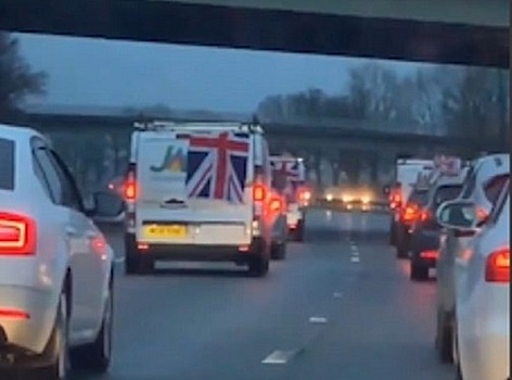 Сторонники Brexit блокировали дороги в Великобритании