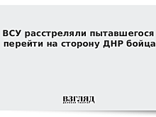 ВСУ расстреляли пытавшегося уйти в ДНР бойца