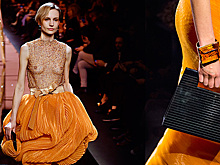 Оранжевый — новый черный в коллекции Giorgio Armani Privé