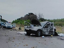 Грузовик протаранил «Рено» на воронежской трассе: водитель и пассажир погибли