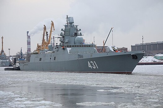 Испытания фрегата «Адмирал Касатонов» сняли на видео