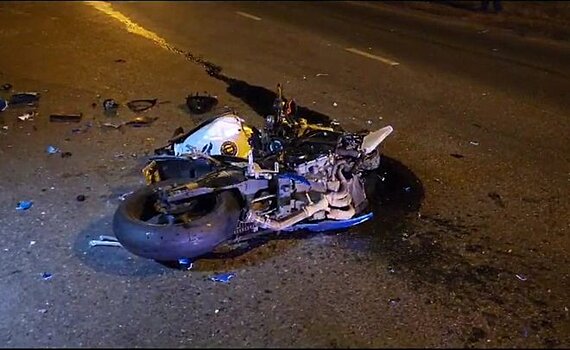 В Казани насмерть сбили мотоциклиста