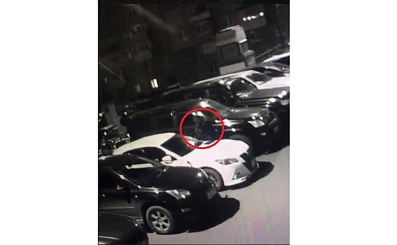 Появилось видео поджога автомобиля в Приморье