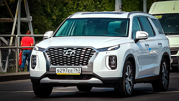 Hyundai Palisade заметили на дороге в России