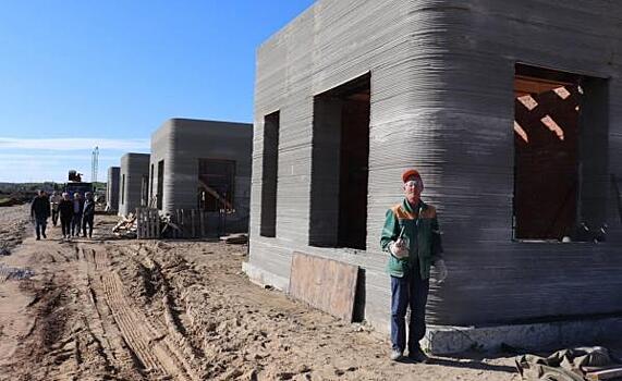 В Татарстане начали строить дома, напечатанные на 3D-принтере