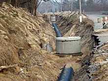 В поселке Устье начинается масштабная реконструкция системы канализации