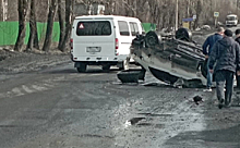 Власти Междуреченска назвали виновных в плохом состоянии дороги после ДТП с "перевертышем"