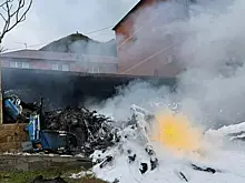 Разбившийся в Дагестане вертолет врезался в частный дом