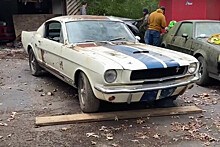 В гараже заброшенного дома нашли раритетный дорогой Ford Mustang Shelby