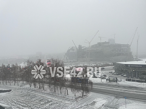 Сильная метель накрыла Кемерово