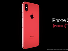 Появился классный концепт красного iPhone X PRODUCT(RED)