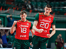 Новосибирские волейболисты одержали первую победу в полуфинале Кубка России