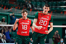 Новосибирские волейболисты одержали первую победу в полуфинале Кубка России