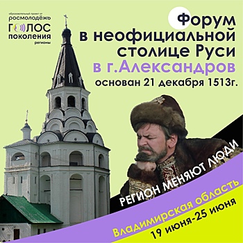 Молодёжный форум переносится в Александров