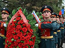 У мемориального комплекса «Павшим воинам» прошла торжественная церемония