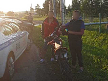 Одиннадцатилетний мальчик гонял на питбайке в центре кузбасского села