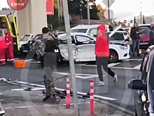 Мужчине зажало ноги после аварии в Сочи